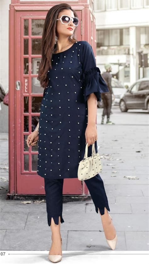 Update More Than Navy Blue Designer Kurti Super Hot Jtcvietnam Edu Vn