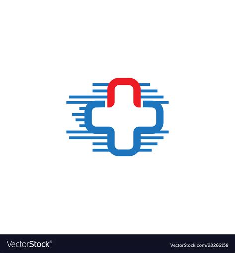 Abstract medical logo design inspiration Vector Image