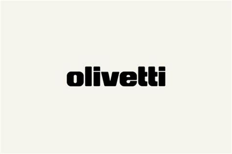 olivetti logo — Designspiration | Word mark logo, Branding design logo, Logo inspiration