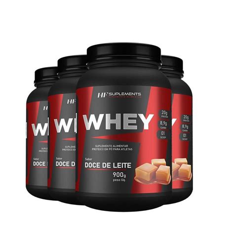 X Whey Protein De Doce De Leite G Hf Suplements Massa Muscular