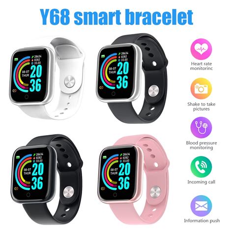 Smartwatch Original Y68 Para Apple Iphone Ios Xiaomi Android Sistema