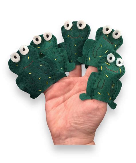 Five Little Speckled Frogs Finger Puppets – Learning Differently NZ