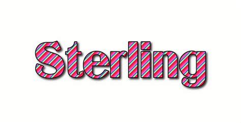 Sterling Logo | Free Name Design Tool from Flaming Text