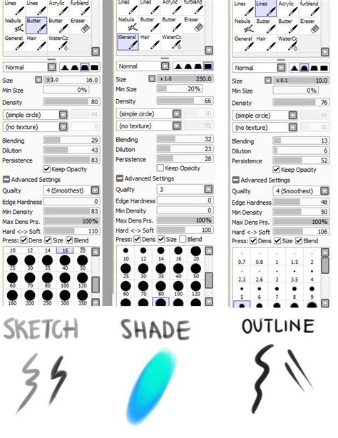 Best Paint Tool Sai Lineart Settings Brush Vsalens