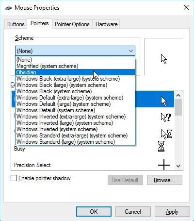 Extra Large Mouse Cursors For Windows 10