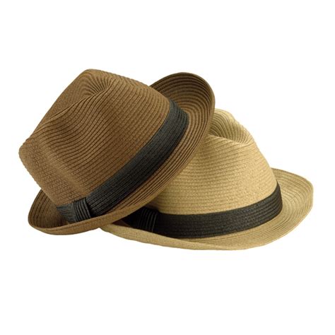 By The Sword Inc Straw Crusher Fedora Style Hat