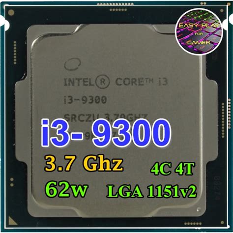 ⚡️CPU Intel Core i3-9300 4คอ4เทรด LGA 1151v2 ฟรีซิลิโคน1ซอง i3 9300 ...