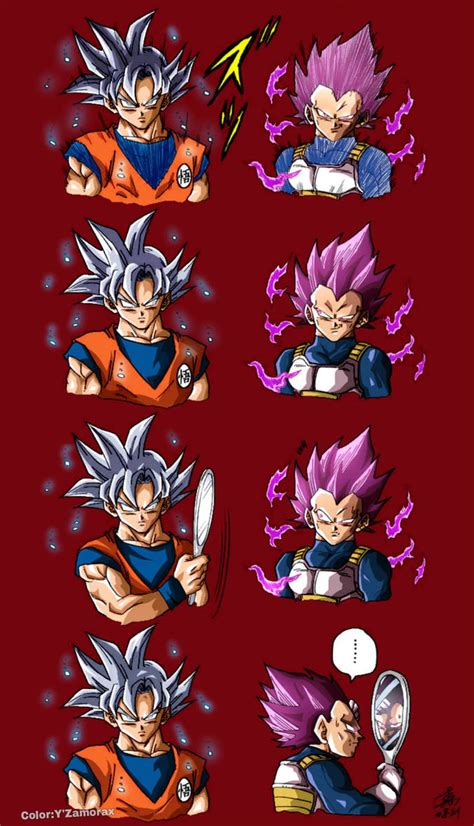 Goku Mui Vegeta Ue By Yzamorax On Deviantart