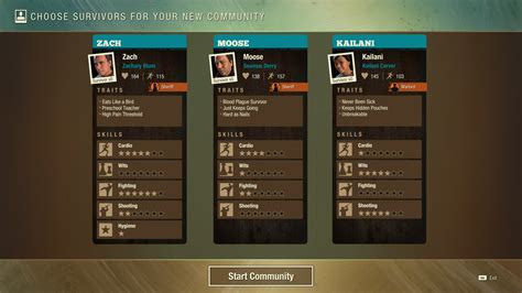 Better Trait Rolls At State Of Decay Nexus Mods And Community