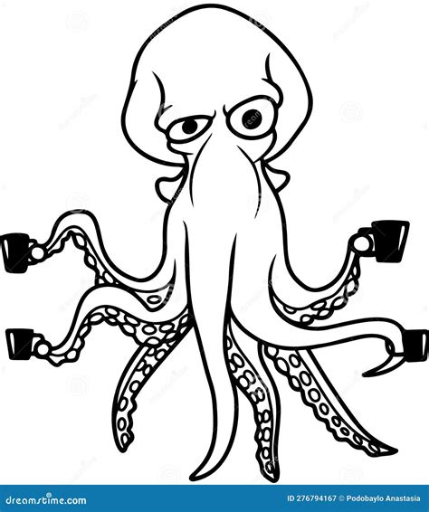 Octopus Clipart Vector Stock Vector Illustration Of File 276794167