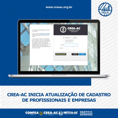 Crea AC inicia atualização cadastral dos profissionais e empresas