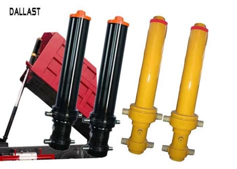 Single Acting Telescopic Hydraulic Cylinders FC Type For Dump Trailer