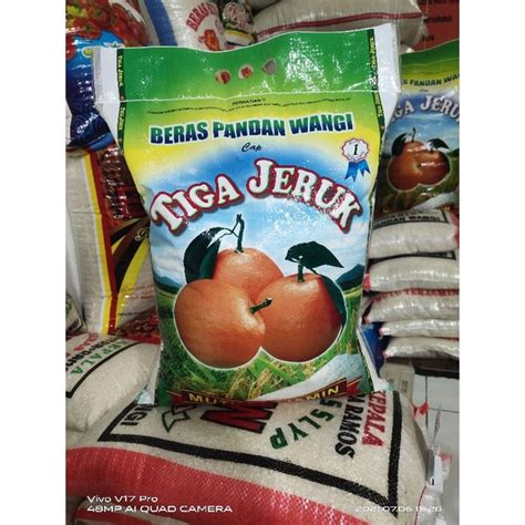 Jual BERAS CAP TIGA JERUK 10KG PREMIUM SUPER Shopee Indonesia