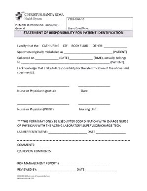 Fillable Online Title Patient Care Specimen Labeling Policy Fax