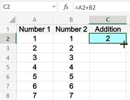 How To Copy A Formula Down An Entire Column 2 Methods In Excel