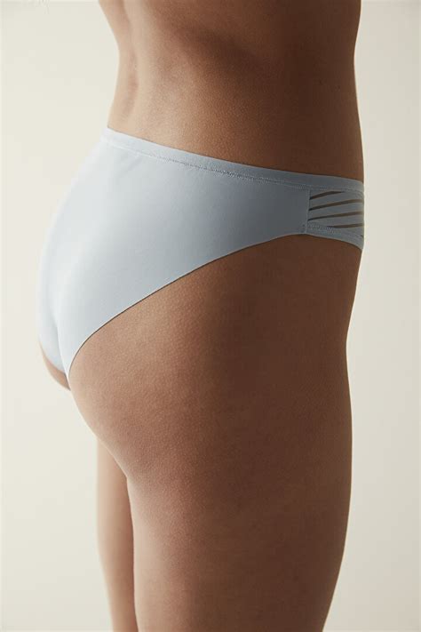 Nude Colors Mavi Slip Külot PLVGP45723SK BL23 Açık Mavi Penti