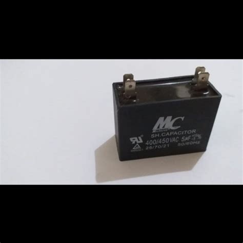 Jual Kapasitor Capacitor Ac Running Mc 5uf 5mf 5mikro 5 Uf Mf Mikro