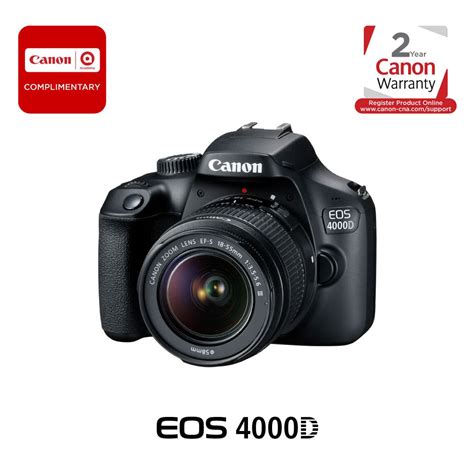 Canon EOS 4000D DSLR Camera and EF-S 18-55 mm price in Kenya