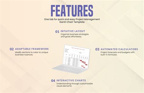 Project Management Gantt Chart Template in Apple Pages, Word, Apple ...