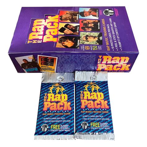 2 Packs Of The Rap Pack Vintage Trading Cards 10 Cards 1 Graffiti Art