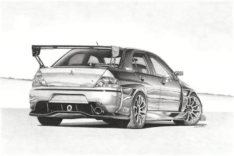 How To Draw A Mitsubishi Lancer Methodchief