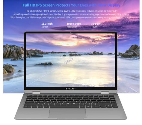 Teclast F6 Plus 13 3 Inch Convertible Laptop 8GB 256GB Products