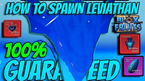 How To Spawn Leviathan Guaranteed In Blox Fruits Update