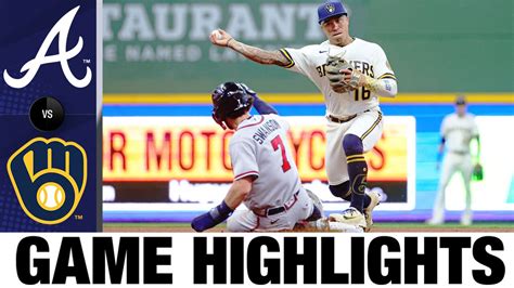 Braves vs. Brewers Highlights