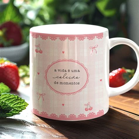 Caneca Com Frases Inspiradoras - 11 Artes para Caneca Coleção Aconchego Frases Inspiradoras A