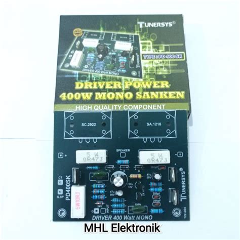 Jual Kit Driver Power Amplifier W Mono Sanken Tunersys Pd Sk