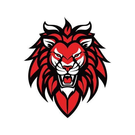 Premium Vector Vector Hand Drawn Lion Esport Logo