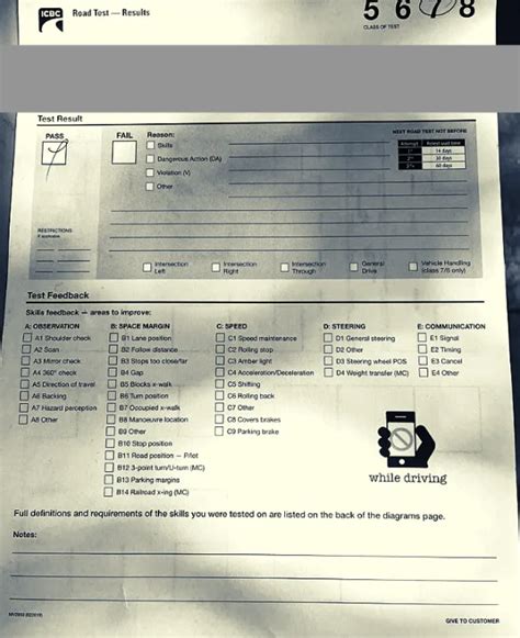 How To Understand Icbc Road Test Results Valley Driving School