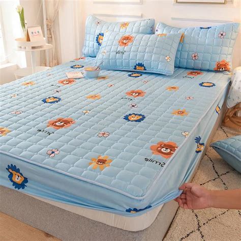 Buy Breathable Bed Sheet Bedspread One Piece Non Slip Fixed Mattress