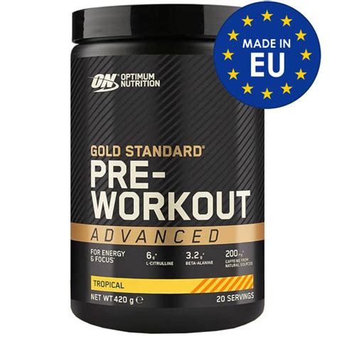 Предтреник, предтренировочный комплекс Optimum Nutrition Gold Standard ...
