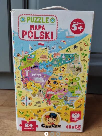 Puzzle Czuczu Mapa Polski Gdynia Kup Teraz Na Allegro Lokalnie