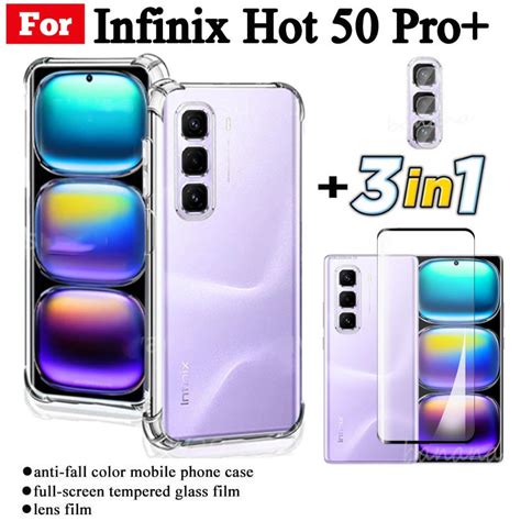 Infinix Hot Pro Shockproof Phone Case For Infinix Hot Pro Plus Anti Spy Privacy Full