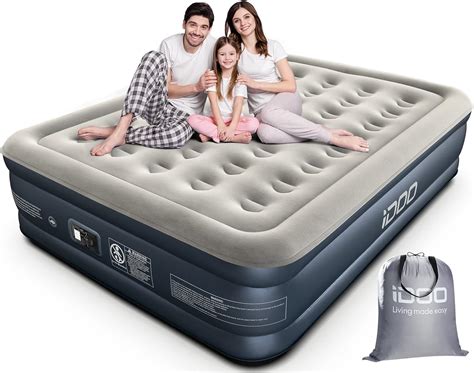 Idoo Matelas Gonflable Lit Gonflable Avec Pompe Int Gr E Auto