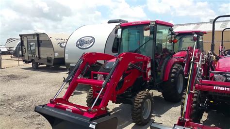 Mahindra Hst Cab Tractor W D With A Loader Youtube