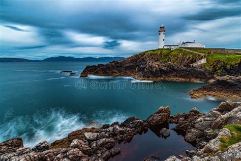 Fanad Lighthouse In Ireland Stock Image Image Of Dublin Sunset