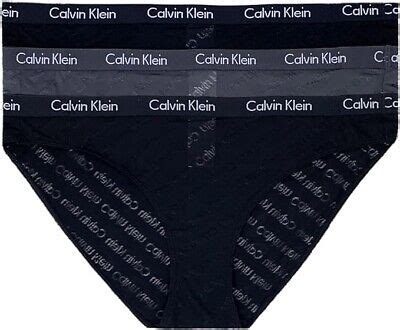 Calvin Klein Womens Carousel Bikini Panty Pack Small Qp X Ebay