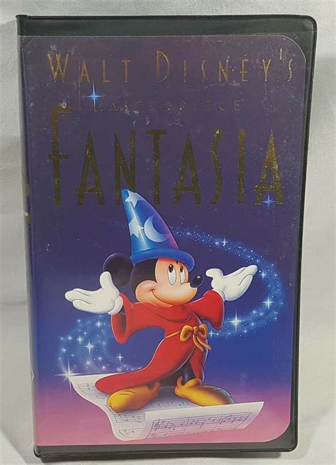 Walt Disney S Fantasia Masterpiece Mickey Mouse Vhs Clamshell New The