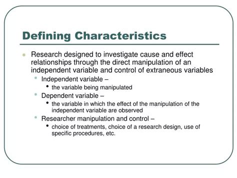 PPT - Defining Characteristics PowerPoint Presentation, free download ... 