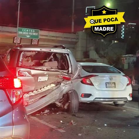 Qu Poca Madre On Twitter Fuerte Accidente Por La Noche De Ayer