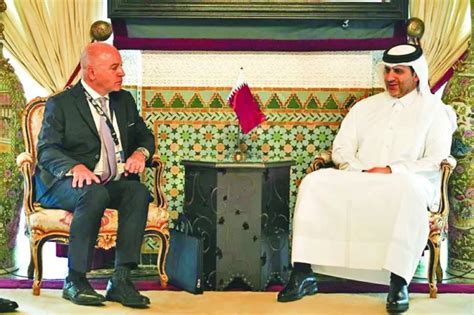 Qcb Governor Meets Senior Officials Of International Financial