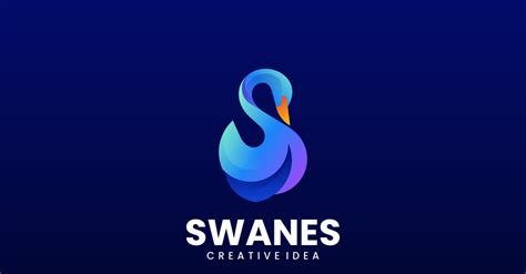 Swan Gradient Logo Design 2 285714 Templatemonster