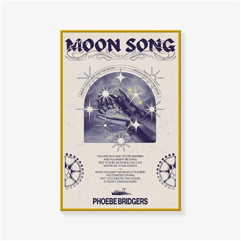 Moon Song Phoebe Bridgers Poster, Musicposter, Poster Print, Canvas Art ...