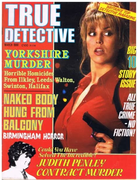 Vintage 1988 True Detective Magazine Yorkshire Birmingham Leeds St