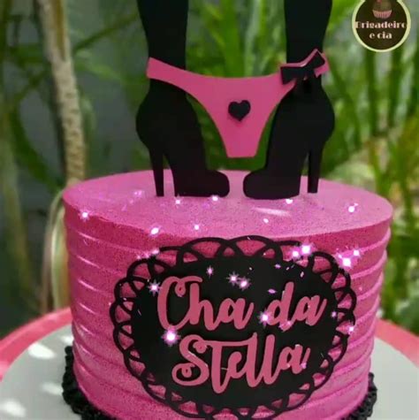 Arquivo de Corte Topo de Bolo Chá de Lingerie Elo