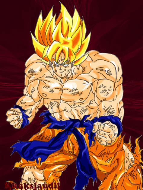 Super Saiyan Goku Namek By Kkaksjaudil On DeviantArt