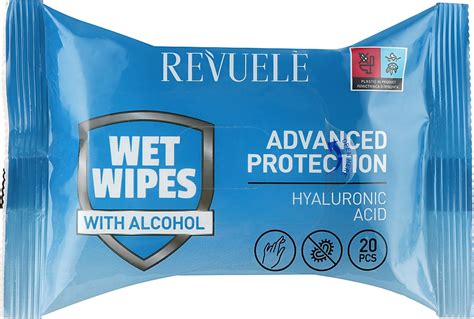 Revuele Advanced Protection Wet Wipes Hyaluronic Acid Wet Wipes With